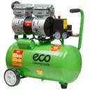 Компрессор безмасляный ECO AE-25-OF1 (140 л/мин, 24 л, 0.80 кВт)